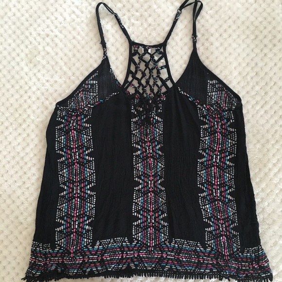 Knotted back tank top - Picture 2 of 5